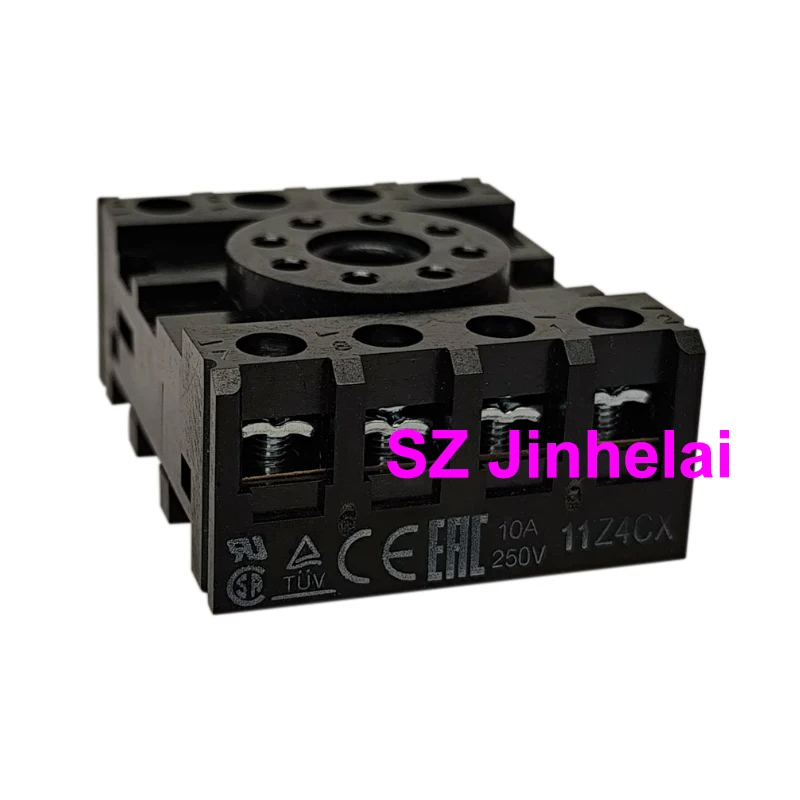 10pcs OMRON PF083A-E PF113A-E Authentic Original DIN rail shared Relay Socket Base (Applies to MKS2P H3BA-N8H MKS3P)