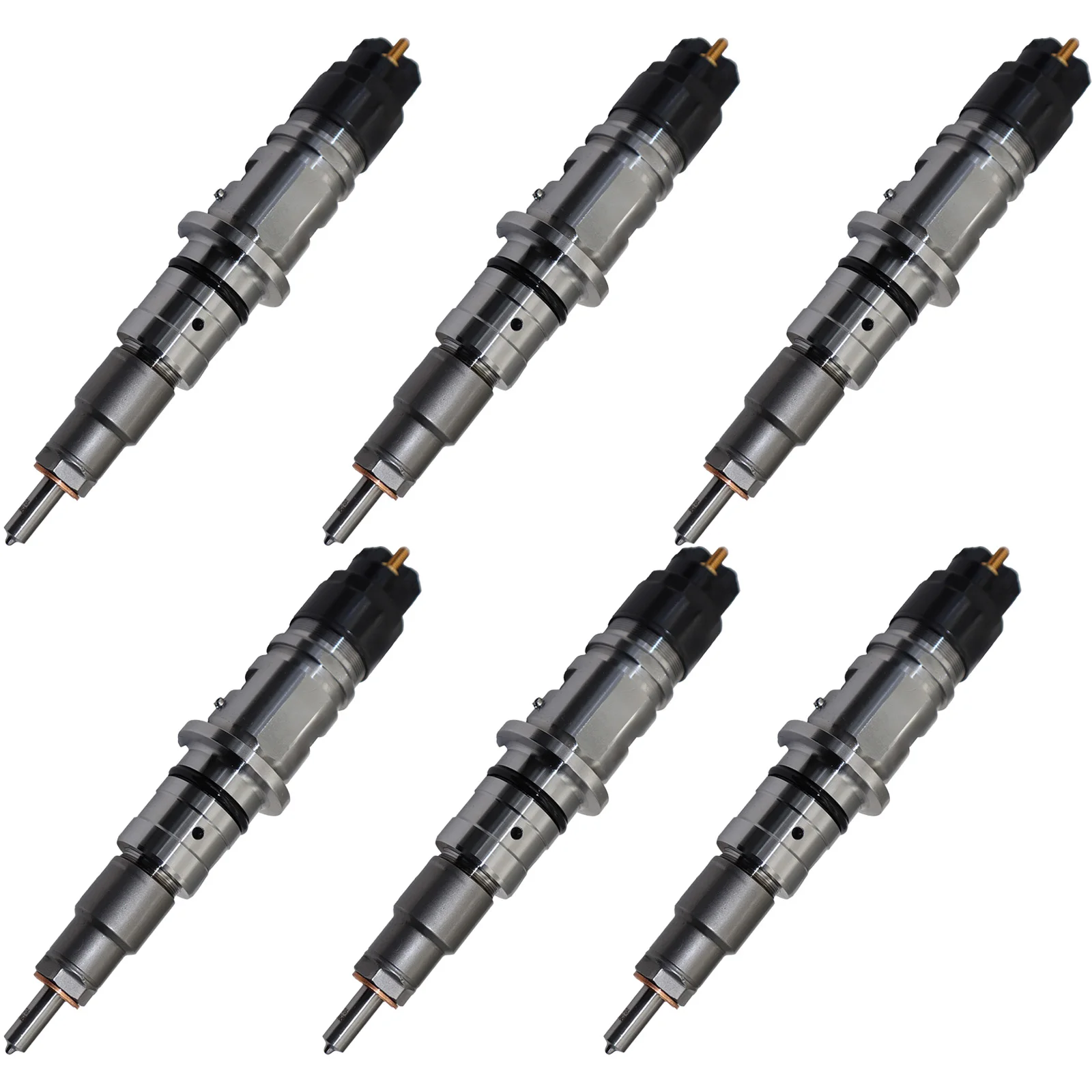 6PCS Fuel Injector 0445120329 Fits for Dongfeng Cummins ISB/ISDE4.5 Marine Engine