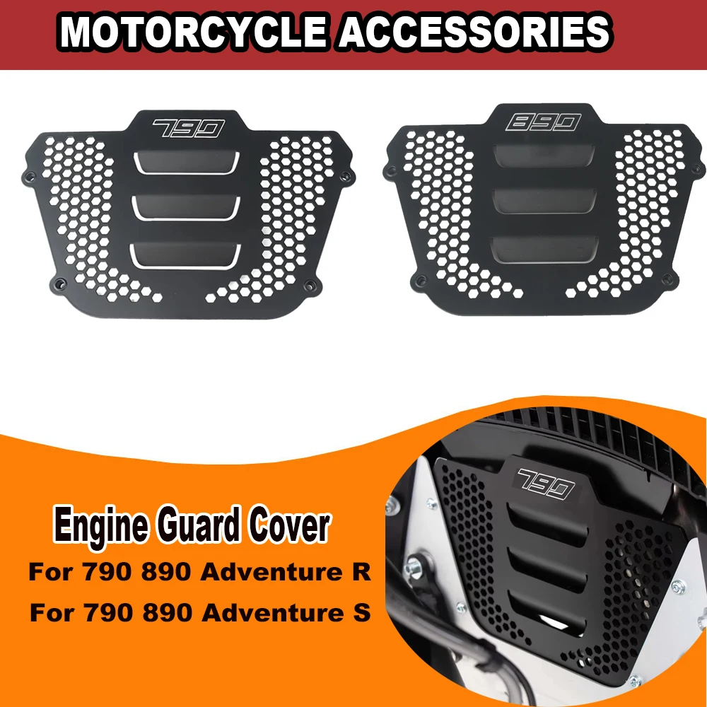 

For 790 890 ADV 790 890 ADVENTURE S R CNC Aluminium Motorcycle Accessories Radiator Grille Guard Cover Protector