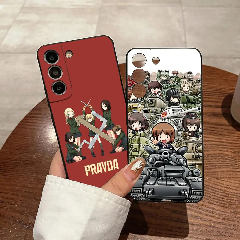 Girls Und Panzer Phone Case For S23 Samsung S24 Ultra S22 S20 Fe S21 Plus Galaxy A54 A34 A24 A53 M54 Note 20 Cover