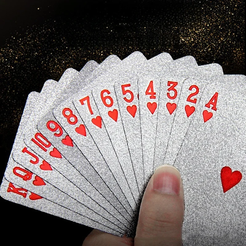 cartas-de-jogo-de-poquer-em-folha-de-prata-a-prova-d'agua-plastico-colecao-de-presentes-atividades-de-festa-de-feriado-xadrez-e-lembrancas-de-cartas