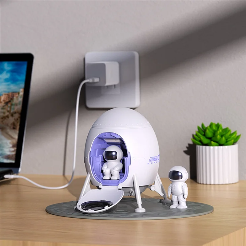 AK25-Astronaut Galaxy Light Projector Space Lander Spacecraft Ceiling Projector With Remote Control Projection Night Light