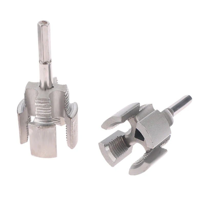 Pipe Thread Cutting Tool Electric Drill Compatible PVC Pipe Inner Outer Hole Threads Opener PVC Thread Maker Tool 1/2" 3/4"