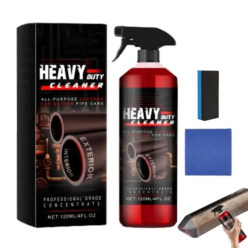 Exhaust And Emissions System Cleaner 120ML Exhaust Pipe Rust Cleaner Spray Exhaust System Cleaner For Automotive Exhaust Pipes