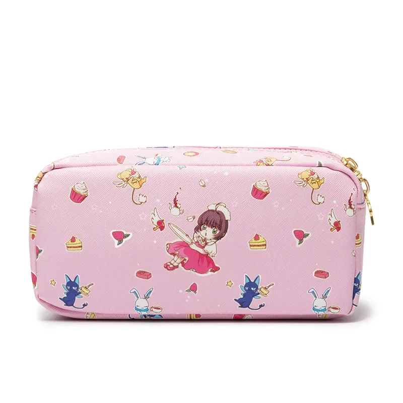 Anime Card Captor Sakura Pencil Case School Student Cosplay Pen Bag Stationery Make Up Bag Handbag