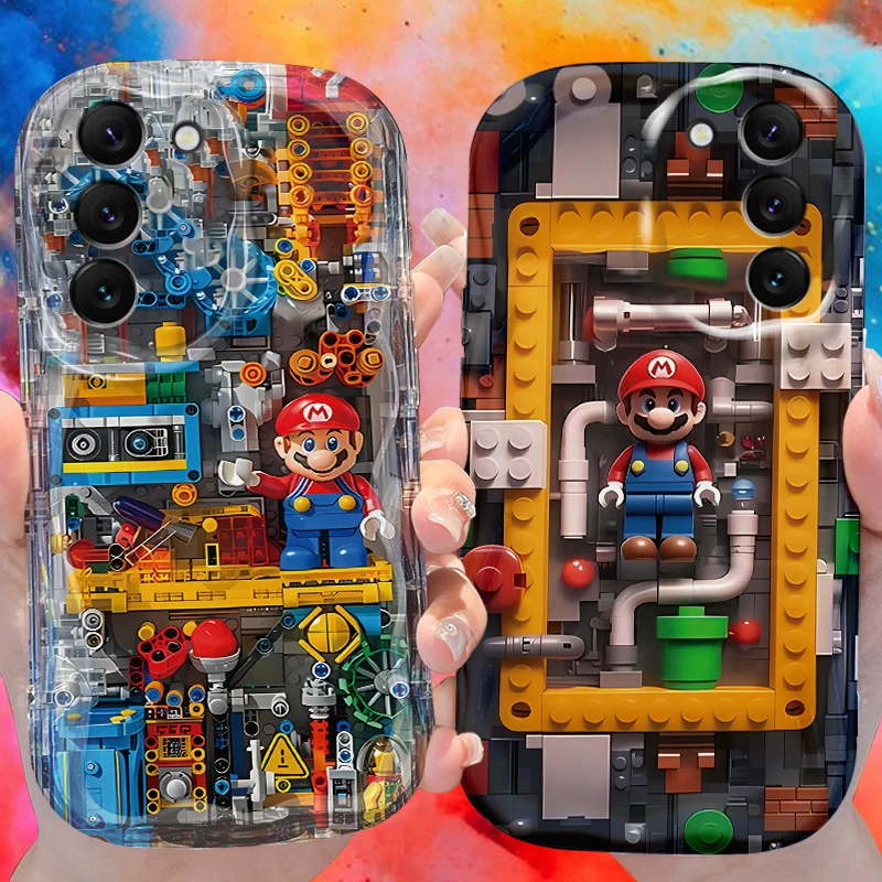 Super M-Marios Bros Case for Samsung Galaxy S24 S23 S22 S21 Ultra Plus S20 FE A73 A72 A71 A55 A54 5G A53 A52 A51 4G A50S Cover