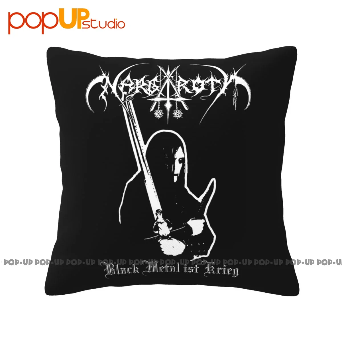 Spring Nargaroth Black Metal Band Black Metal Ist Krieg P-515 Pillowcase Throw Pillow Cover Home Decor