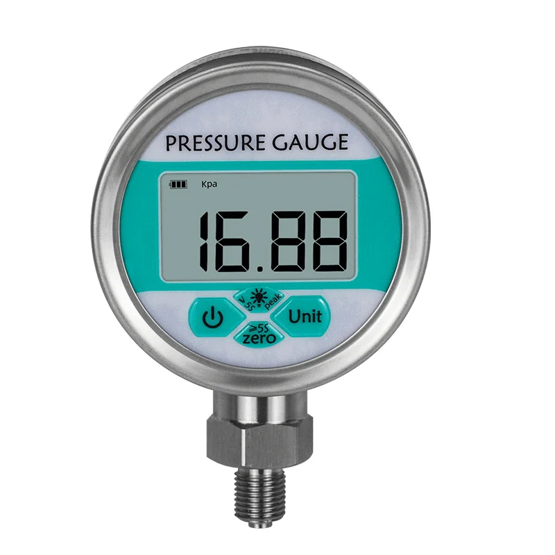 LCD Display High Accuracy Pressure Gauge G1/2 0-1000bar Digital Bar Pressure Gauge Hydraulic Pressure Gauge