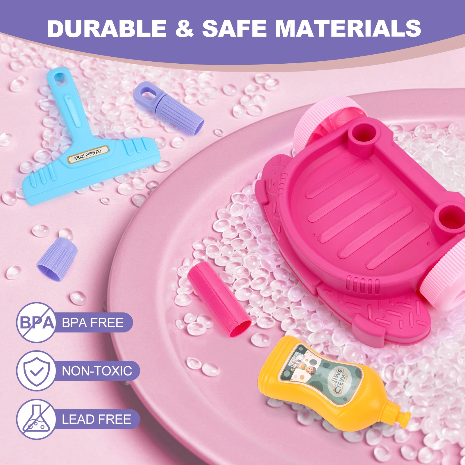 12 stks/set Kids cleaning Set met Handkar Gesimuleerde Leven Schoonmaken Speelgoed Fantasiespel Hygiëne Schoonmaken Speelhuis Speelgoed Jongens & Meisjes