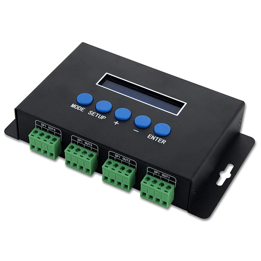 Ethernet SPI/DMX512 LED Controller RGB RGBW Artnet to SPI High Density Pixel Light Large Project BC-204 Matrix DMX Controller