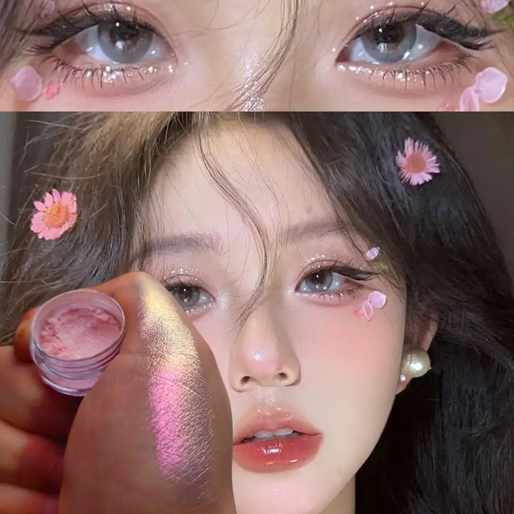 1 g/barattolo camaleonte nail art glitter polvere polarizzata perlescente cromo pigmento polvere Aurora ombretto trucco manicure decorazioni