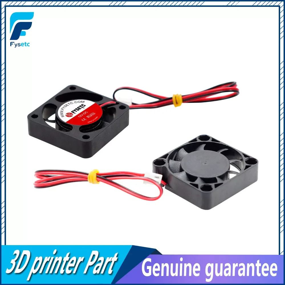 Ventilateur de Refroidissement pour Imprimante 3D 4010, 40x40x10mm, 12V, 0,11 A, 2 Broches, Fil Dupont, 40x40x10mm, 2/4 Pièces