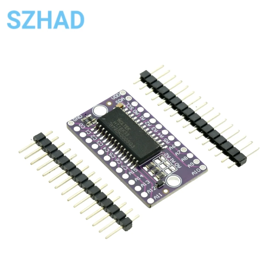 HT16K33 Módulo de controle de matriz de pontos LED, ferramenta de desenvolvimento de interface de tubo digital
