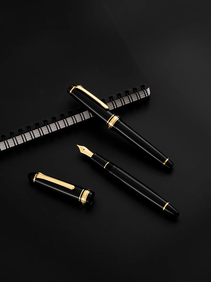 Original Sailor  1219 1221 1222  9096 14K Gold Fountain Pen Profit Ivory White Torpedo Gold Nib Flat top Japan