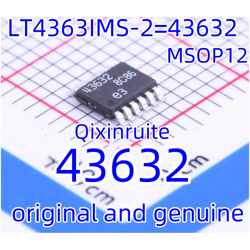 Qixinruite Brand new original genuine LT4363IMS-2=43632 MSOP12 high-voltage surge suppressor protector chip