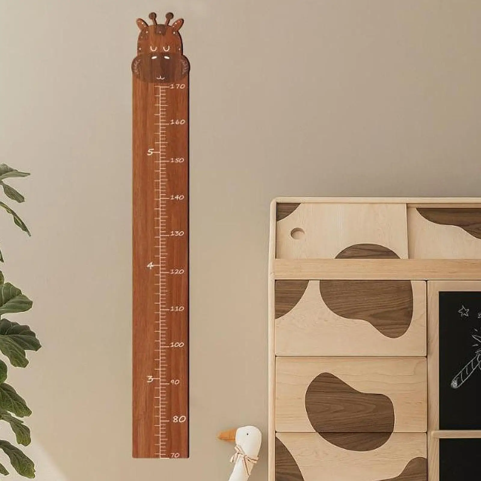 Height Growth Chart Decorative Height Measurement for Kids Growing Girls