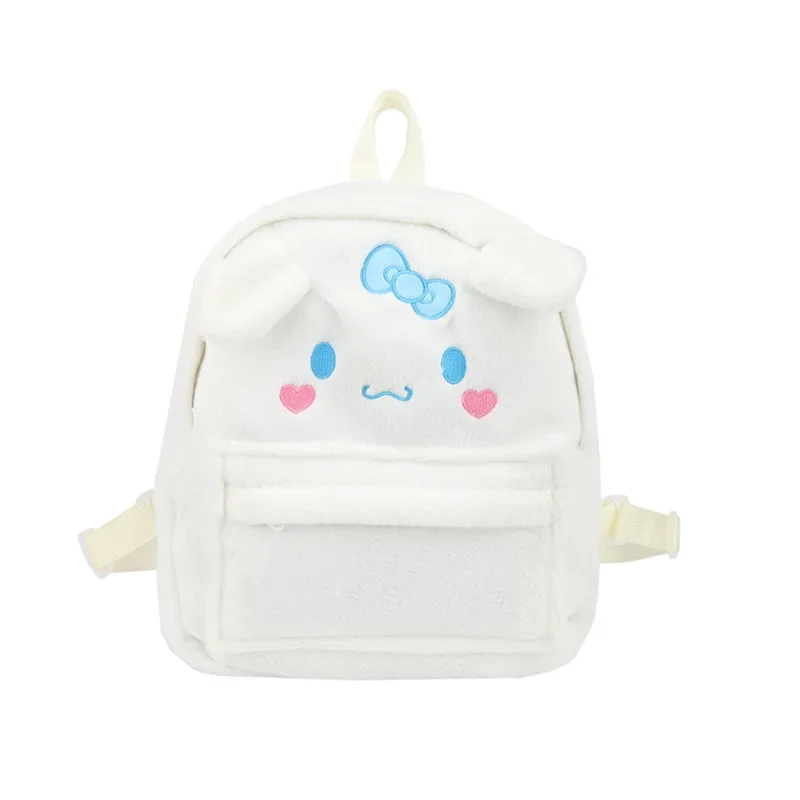 Sanrio tas sekolah Hello Kitty, ransel kasual kapasitas besar, imut dan ringan kartun untuk pelajar