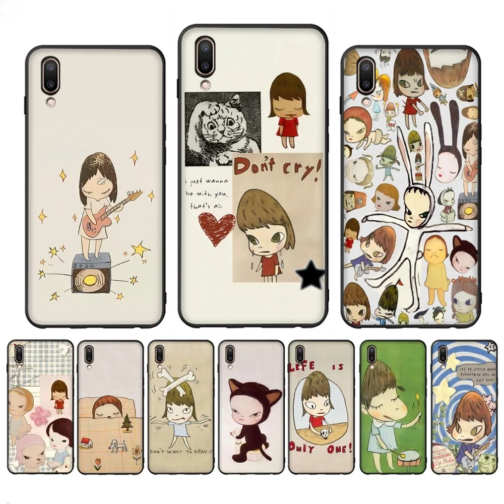 Y-Yoshitomo N-Nara D Phone Case For Redmi Note 4 X 5 A 6 7 8 T 9 9S 10 11 11S 11Epro Poco M3 pro