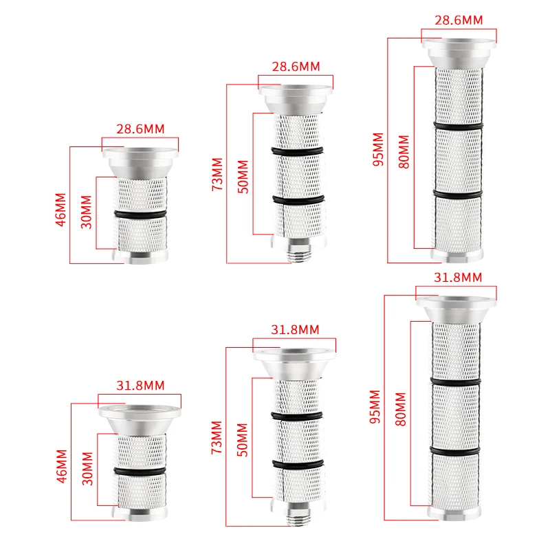 MUQZI Fahrrad Gabel Extender Stecker 28,6mm 31,8mm Carbon Faser Aluminium Legierung Gabel Gabelschaft Adapter Für MTB Straße BMX fahrrad Expander