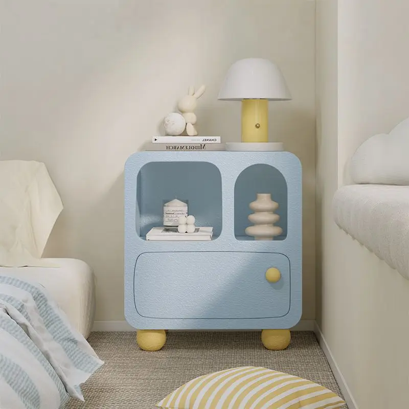 Mesa de cabeceira estreita minimalista bluetooth alto-falante lateral simples mesa de cabeceira casa móveis de madeira mesa de chevet mh40ctg