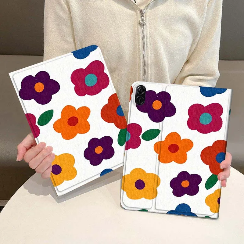 

Flower Minimalist Pattern Case For Honor Magic Pad 6 7 X8 V6 V7 Pro V8 X9 8 V8 9 13 X8a 2 V9 GT X9a X9 GT2 13.3 Inch Tablet
