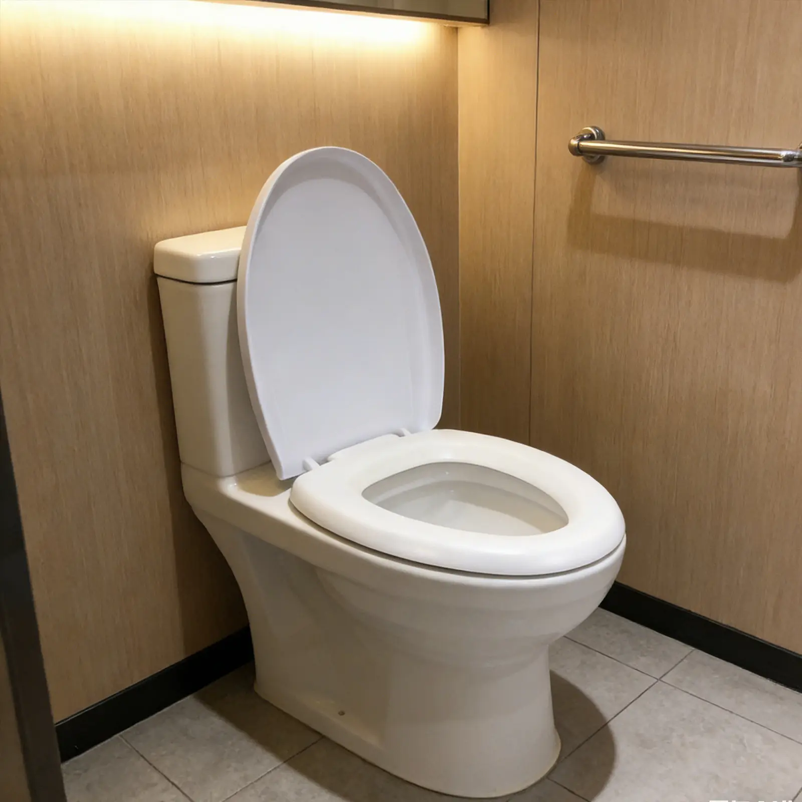 Soft Padded Toilet Seat Replacement Elongated Slow Close Bathroom Comfort Cushion for Seniors and Elderly