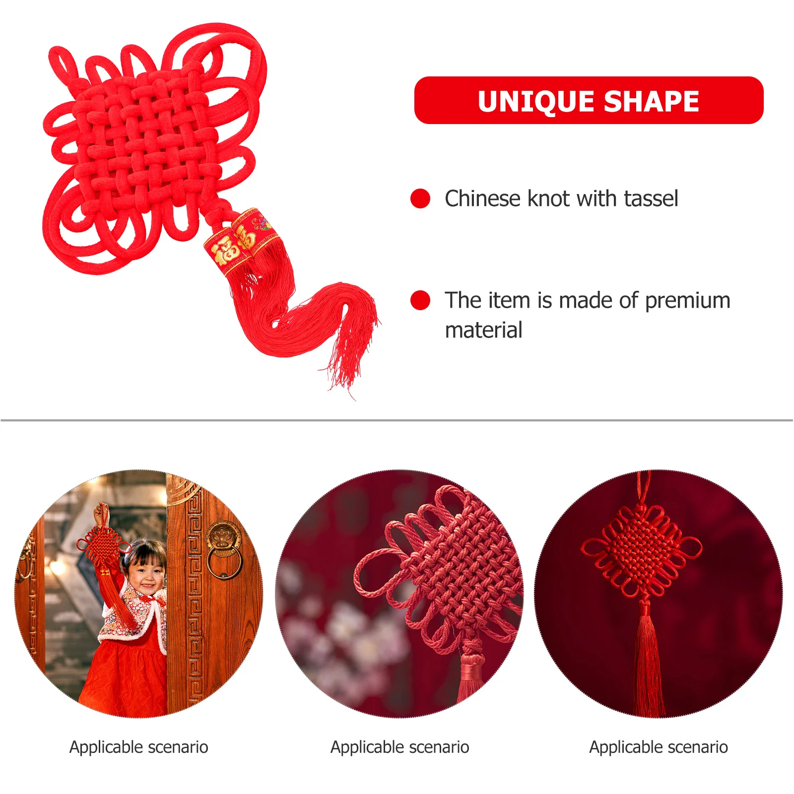 

Chinese Knot Pendant Knots Fortune Tassels Spring Festival Ornaments Home Decor Accessories New Year Pendants Work