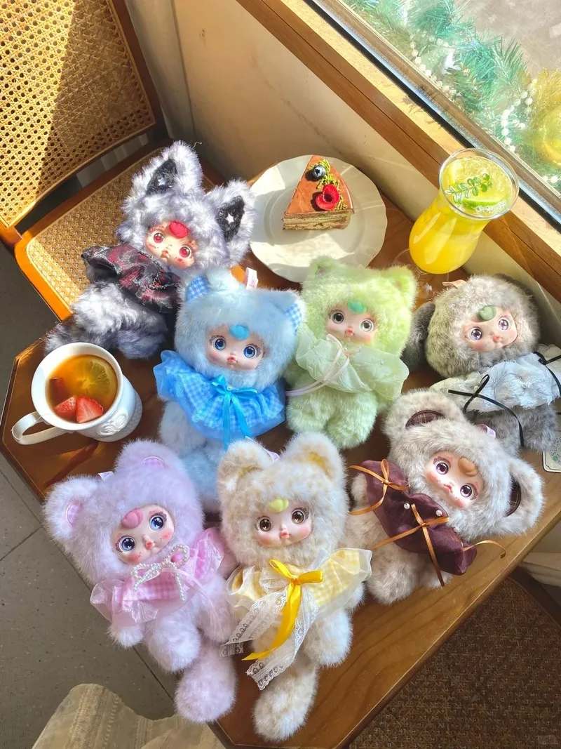 

Yumi Heartbeat Plan Vinyi Plush Doll Blind Box Cute Collectible Stuffed Dolls Animal Toys Backpack Charm Pandant Ornaments Gifts