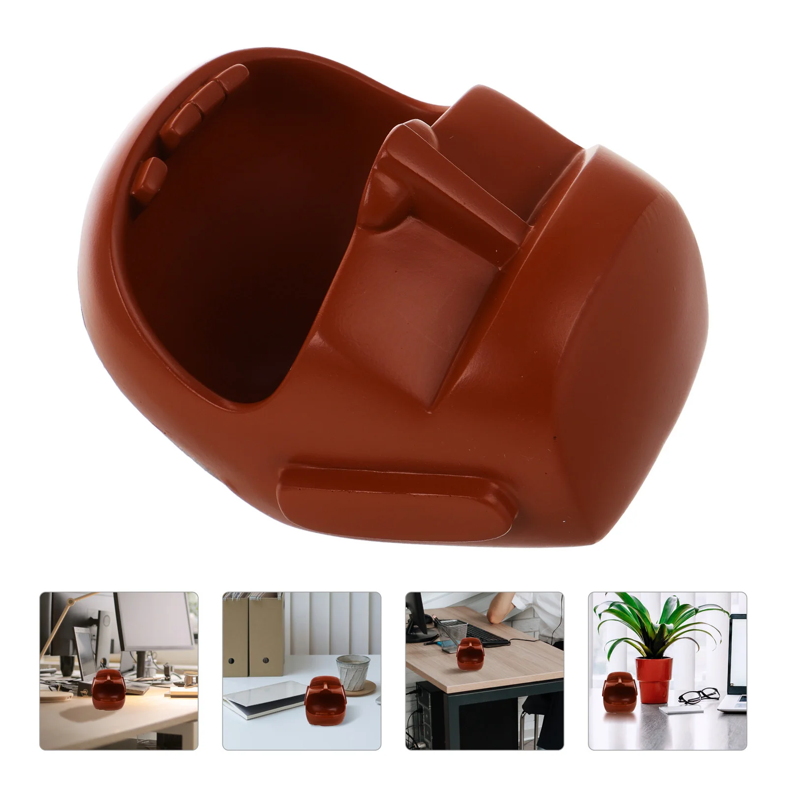 

Decorative Moai Statue Tray Resin Key Holder Jewelry Storage Tray Candy Dish Organizer Entryway Key Bowl Moai Candy Dish