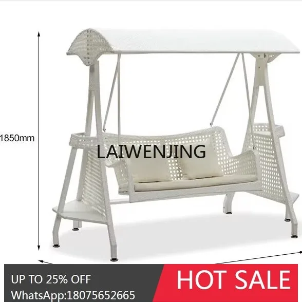 

Outdoor Swing Stainless Steel Terrace Patio Hanging Chair Outdoor Rocking Chair Swing