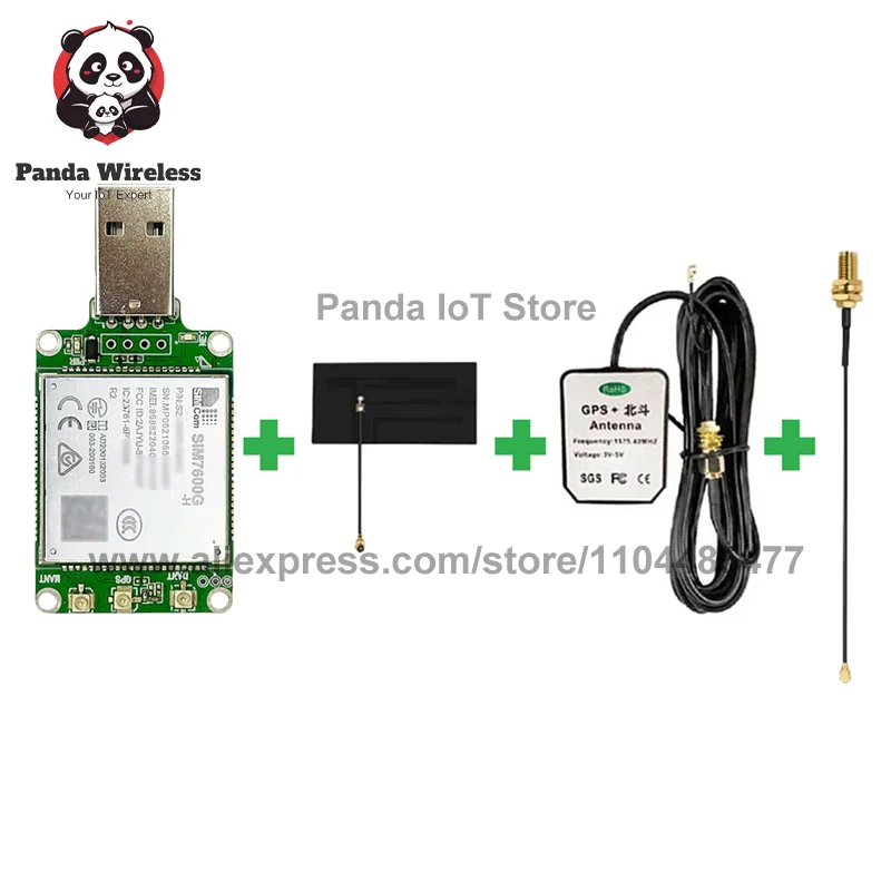 

SIMcom SIM7600G-H LTE CAT4 USB-ключ Breakout Kit TE-A с GPS-антенной FPC 100% новый оригинал