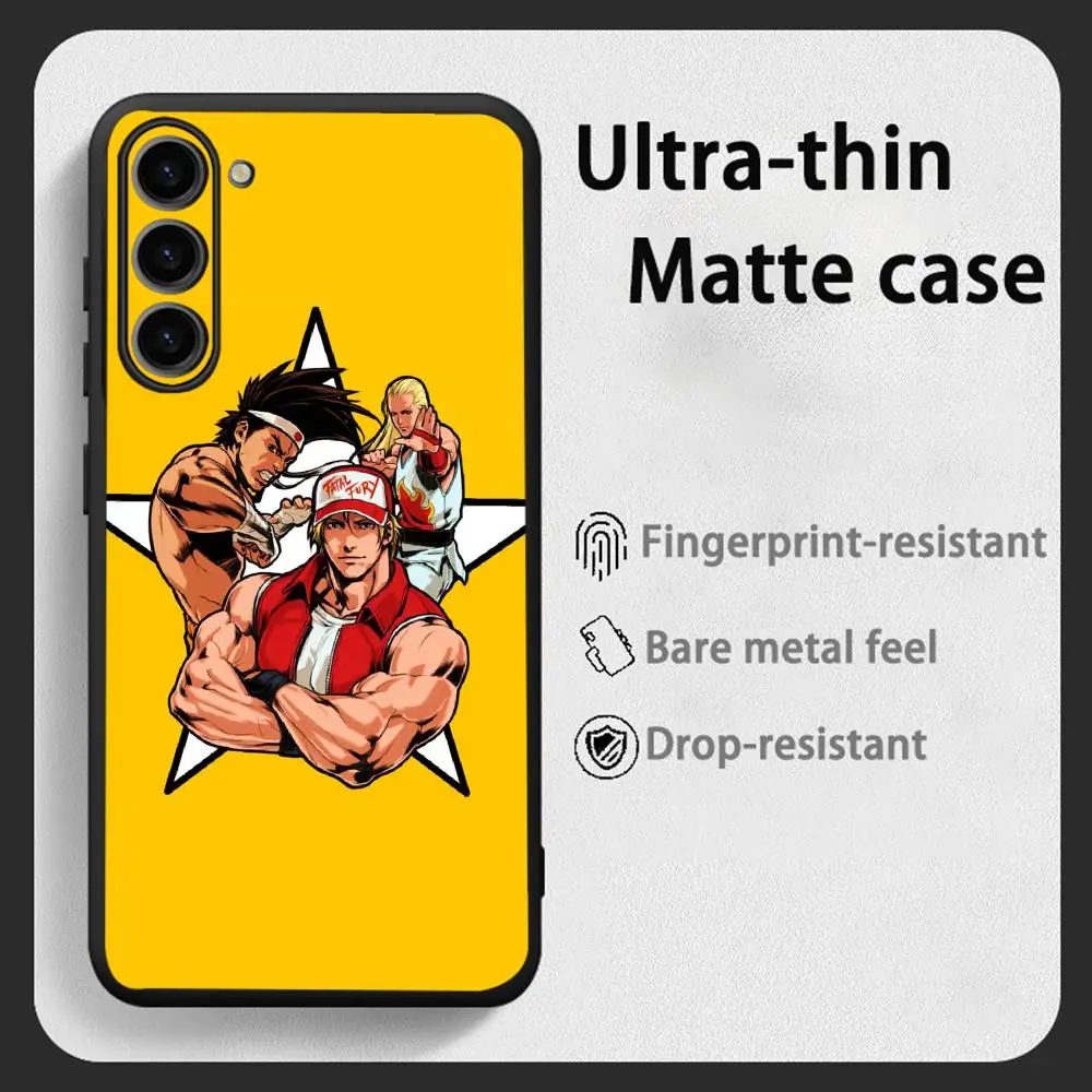 Classic games hot Street Fighter  Phone Case For Samsung Galaxy S26 S25 S24 S23 S22 S21 Plus Ultra Fold A Soft Black