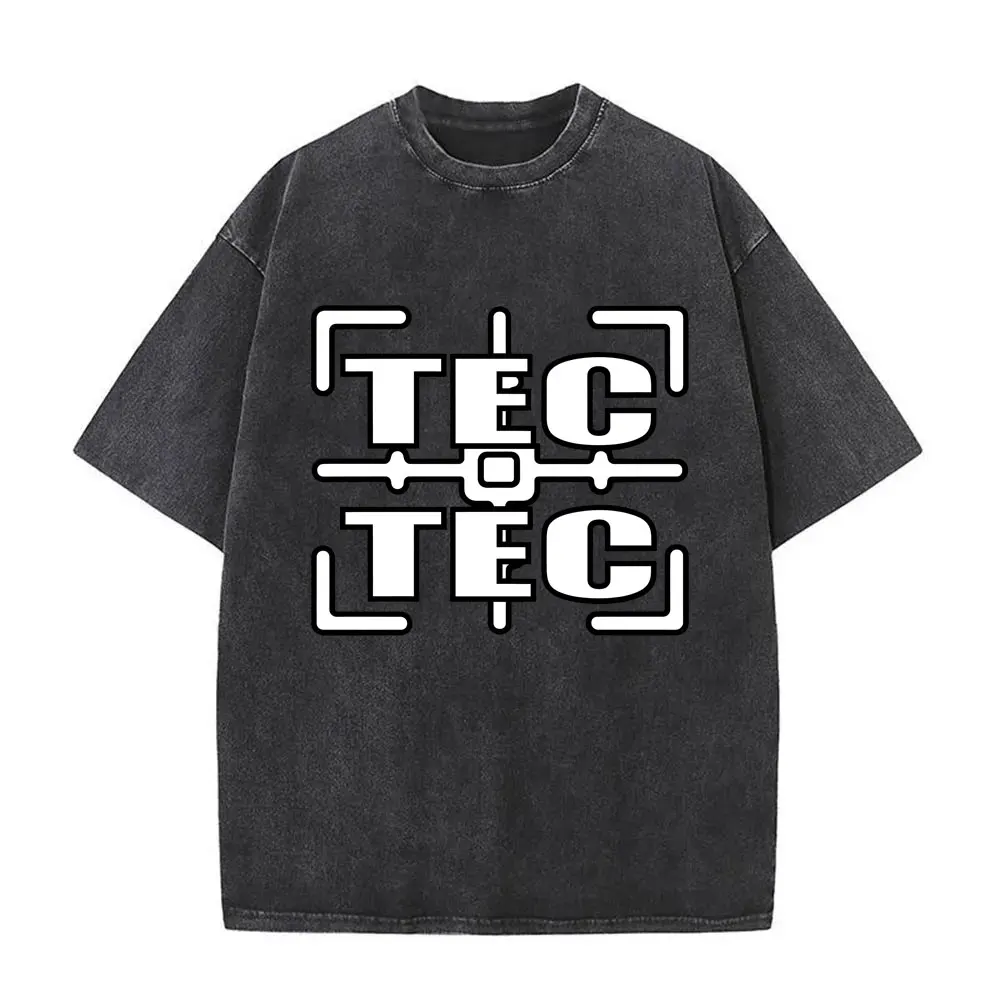 

Washed Vintage Rapper Lil Tecca TEC Album Graphic T-shirt Men Women Hip Hop Fashion Pop Music T Shirts Male Oversized Streetwear