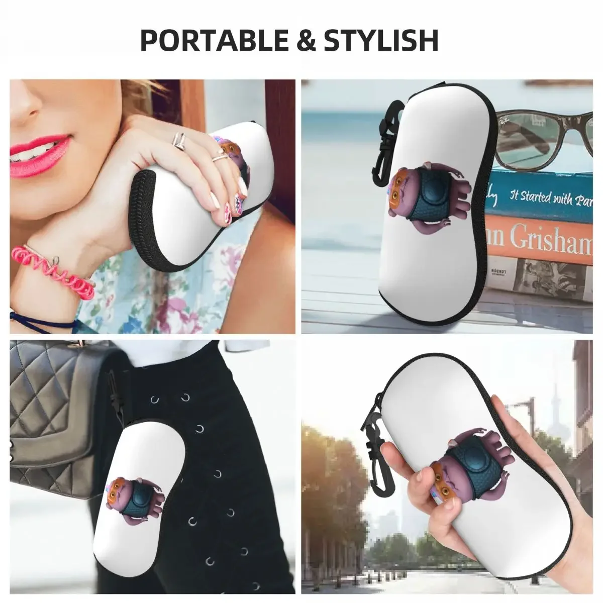 أوه ذا بوف 2 شل نظارات حافظة نظارات شمسية واقية للنساء والرجال حقيبة نظارات ناعمة