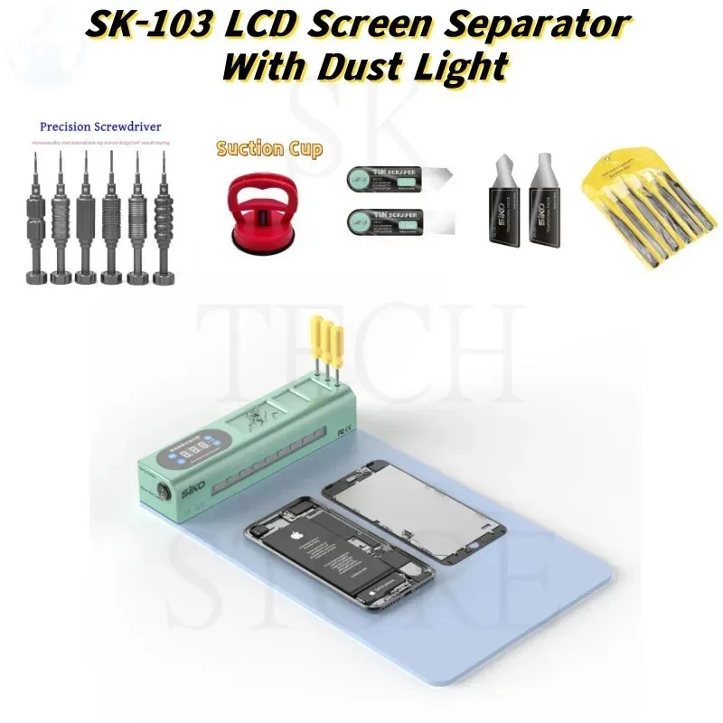 SK103 LCD Screen Separator Touch LCD Screen Separate Machine Preheating Pad LCD Screen Separating Opening for iPhone iPad Tablet