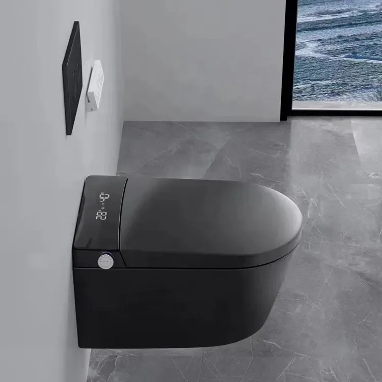 Modern High-end Automatic Bathroom Sanitary Wares Floor Intelligent Toilet