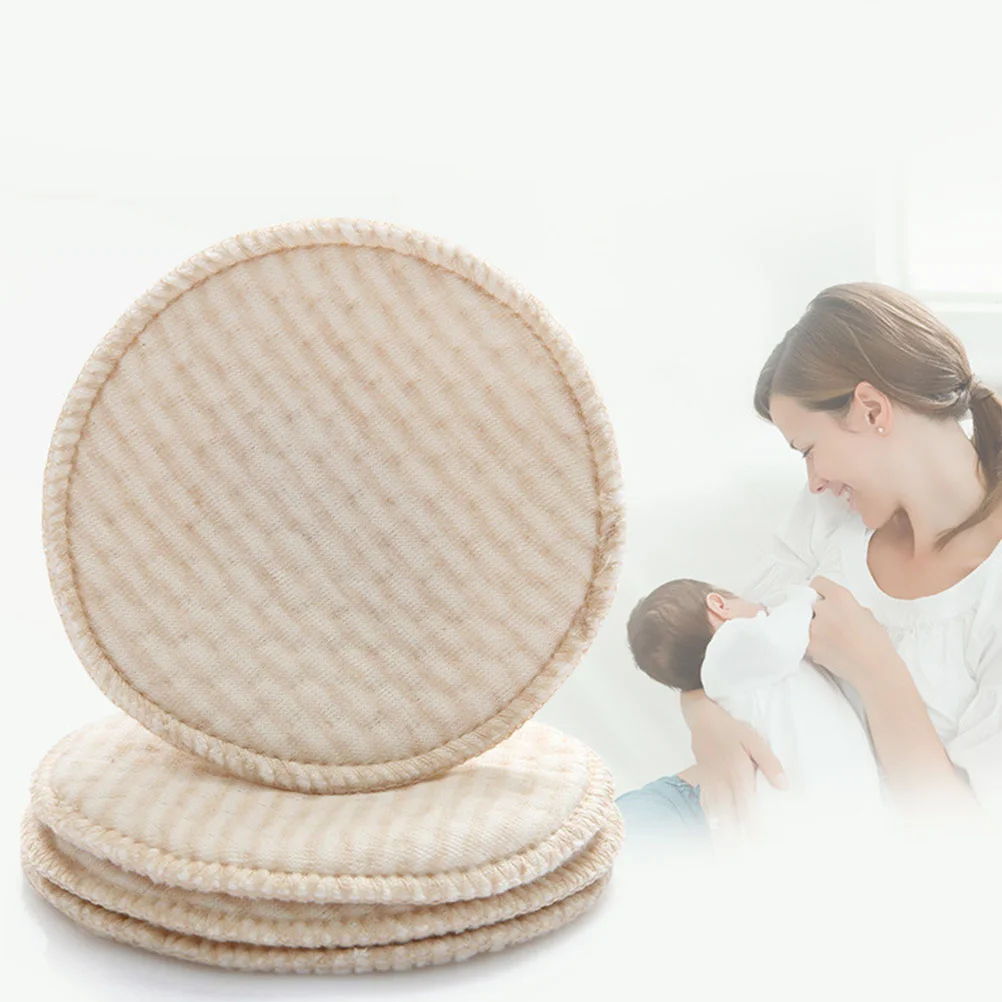 12 Pcs Nursing Pad Breast-feeding Essential Pads สําหรับหมอนอิงสตรีหญิงตั้งครรภ์นํากลับมาใช้ใหม่โพลีเอสเตอร์ Anti-galactorrhea ผ้าฝ้าย