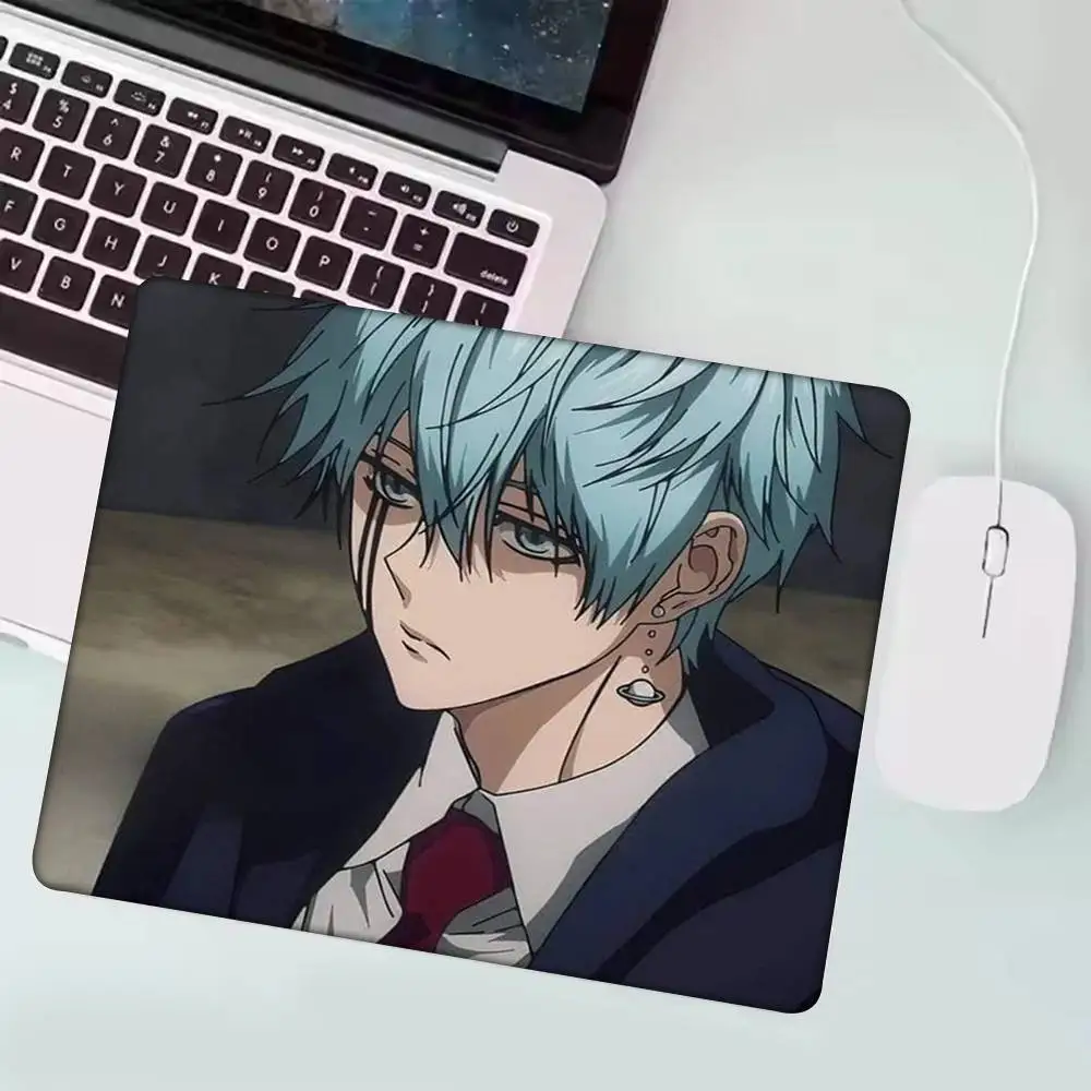 

1pc Anime Mmashle M-magic And M-muscles Mousepad Small LockEdge For Gamers Computer Desk Pad Rectangular Anti-slip Rubber