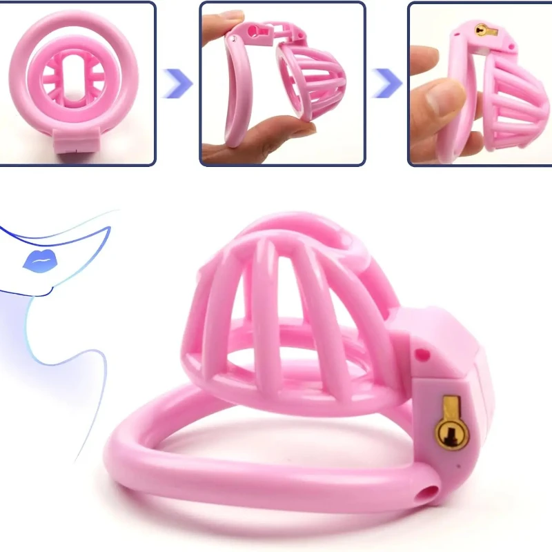 Jaula de castidad de panal, dispositivo de castidad ligero, jaula para pene para hombres, ventilación hueca, bloqueo de pene, Juguetes sexuales para adultos, Bondage SM