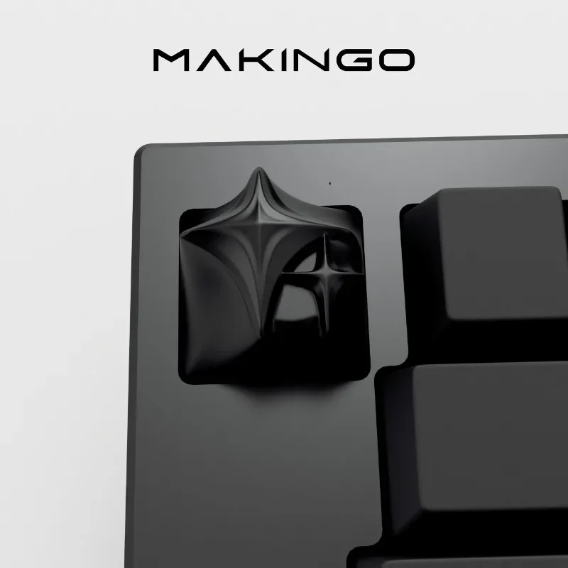 Cosmic Stars Artisan Keycap Custom Metal Keyboard Cap Cherry MX 1U Personalized KeyCap for Mechanical Keyboard Accessories Gift