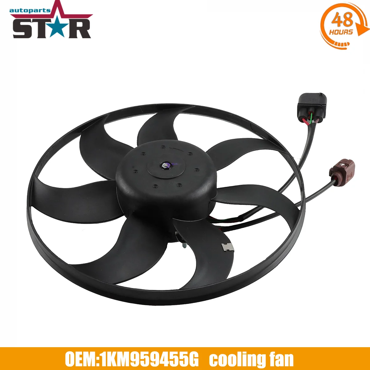

Car Engine Electric Radiator Cooling Fan 1KM959455G For Volkswagen Beetle Cc Golf Jetta Tiguan Gti Rabbit Passat For AUDI A3 TT