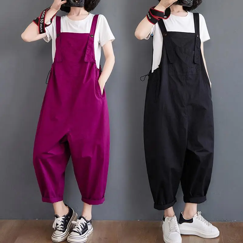 

Jean Jumpsuits For Woman Strappy String Tassels Geometric Detachable Cuff Golden Knot Khaki Modest Dye Bling Violet Graceful