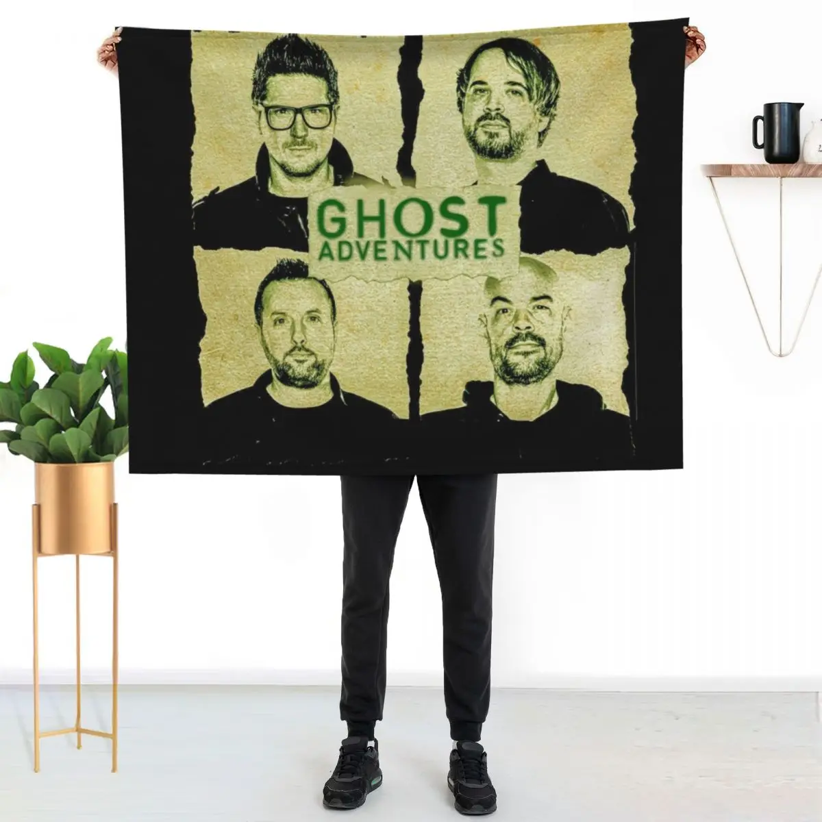 Ghost Adventures Crew Throw Blanket Easy Care Comfortable Blanket for Couch