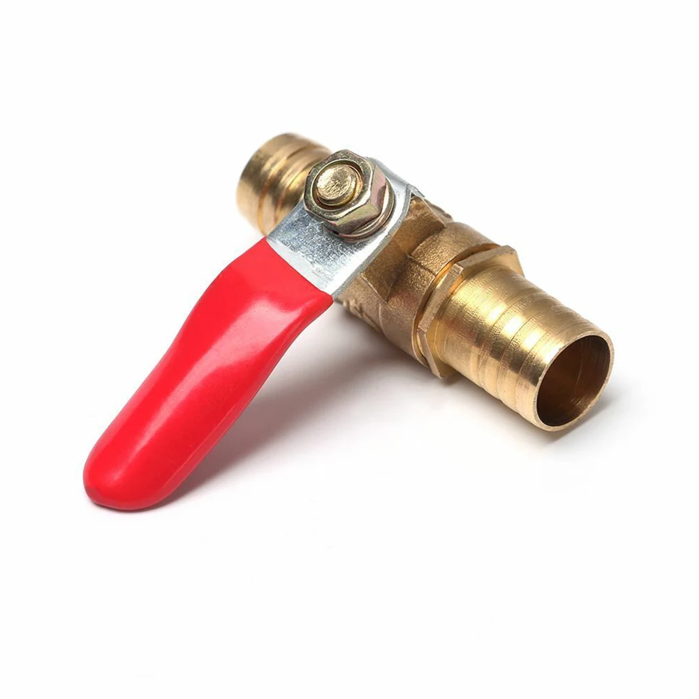 New Plastic High Quality Brass Ball Valve 6/8/10/12mm 6/8/10/12mm Ball Valve High Quality Hose Barb Inline Brass