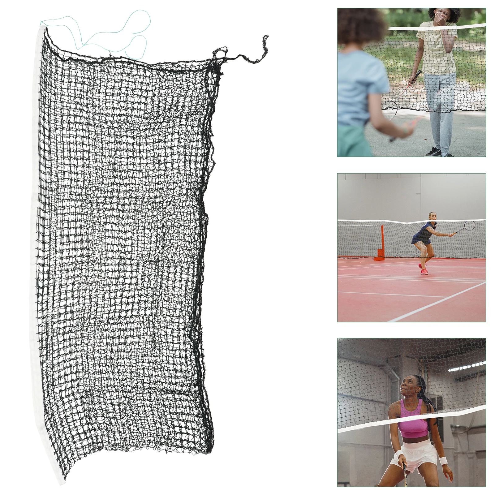 

Portable Badminton Mesh Net Volleyball Outdoor Army Green Polypropylene Training Tool Replacement Sports Equipments Durable