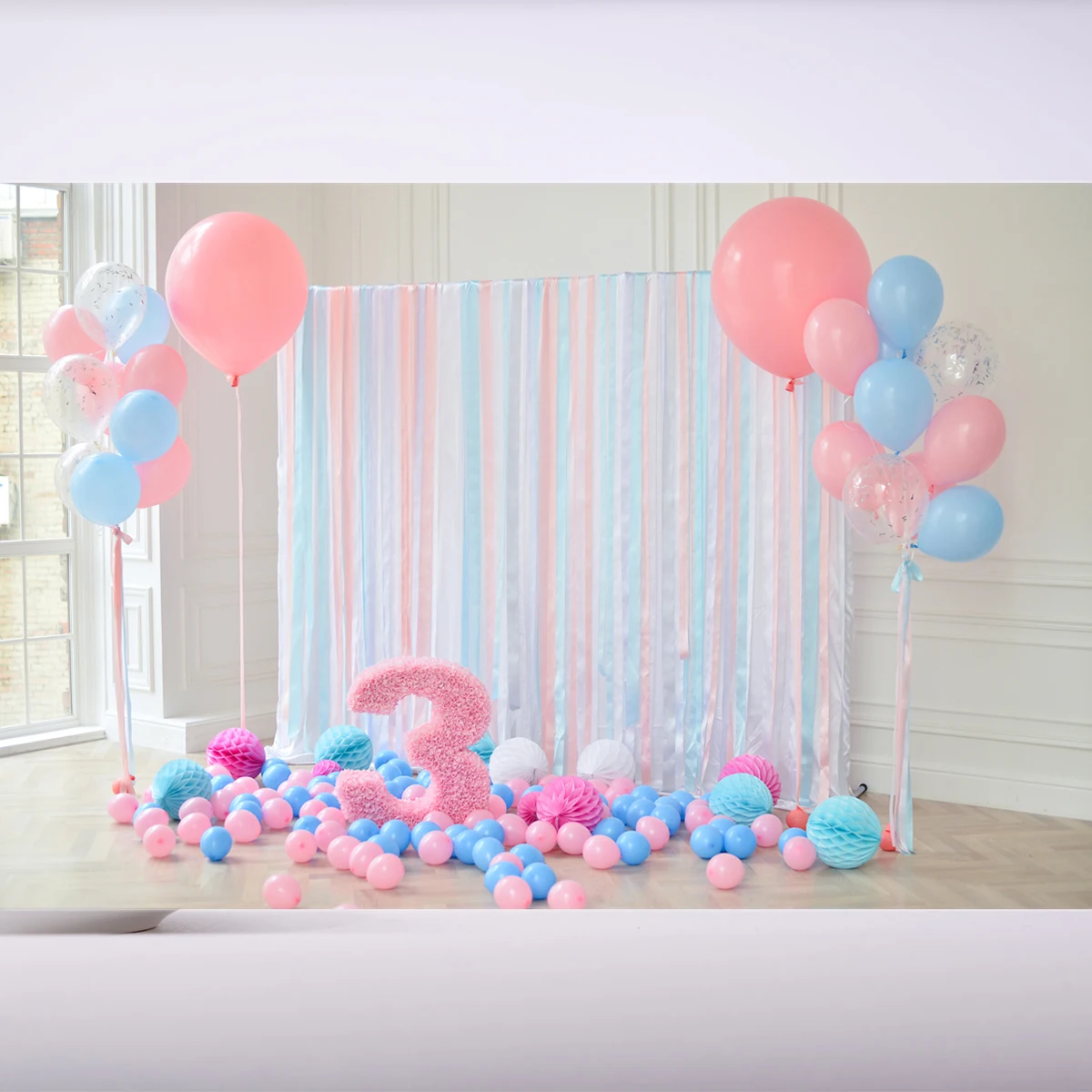

Background 3rd Birthday Third Birthday Photo Backdrop Backdrop Kids Photography Seamless Wrinkle Free Photo Props Background