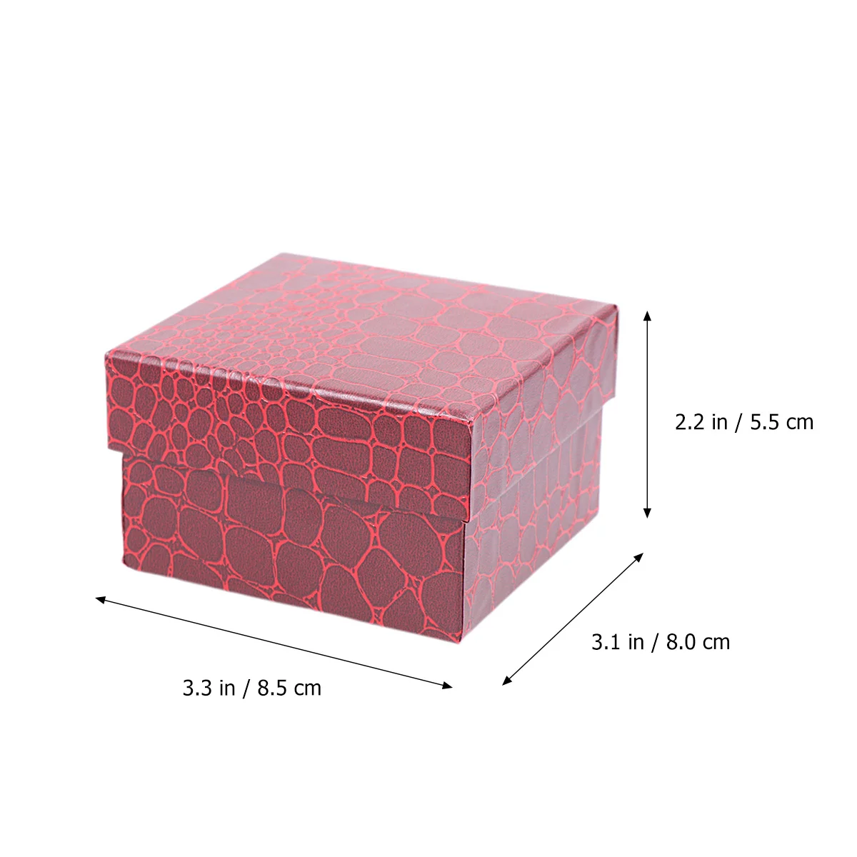 

2Pcs Durable Watch Display Box Premium Material Storage Case for Watches and Accessories Personal Business Gift