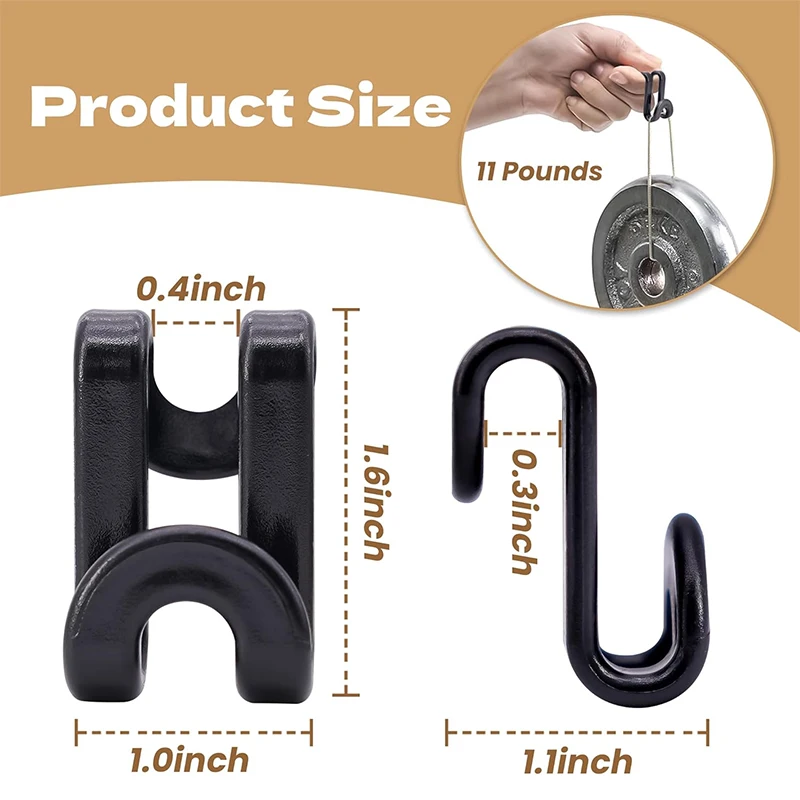 Hanger Connection Hook 10/20pcs Hanger Buckle Thickened Plastic Heavy Duty Clothes Hanger Connector Wardrobe Clothing Storage