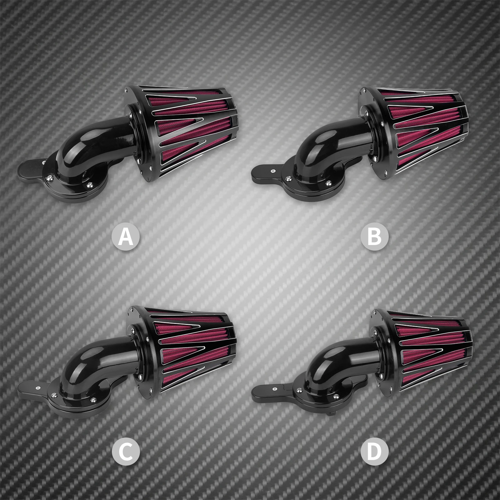 Filtro de admissão para limpeza de ar de motocicleta CNC para Harley Touring Softail Sportster Dyna XL Breakout Road King Street Glide Fat Boy FL