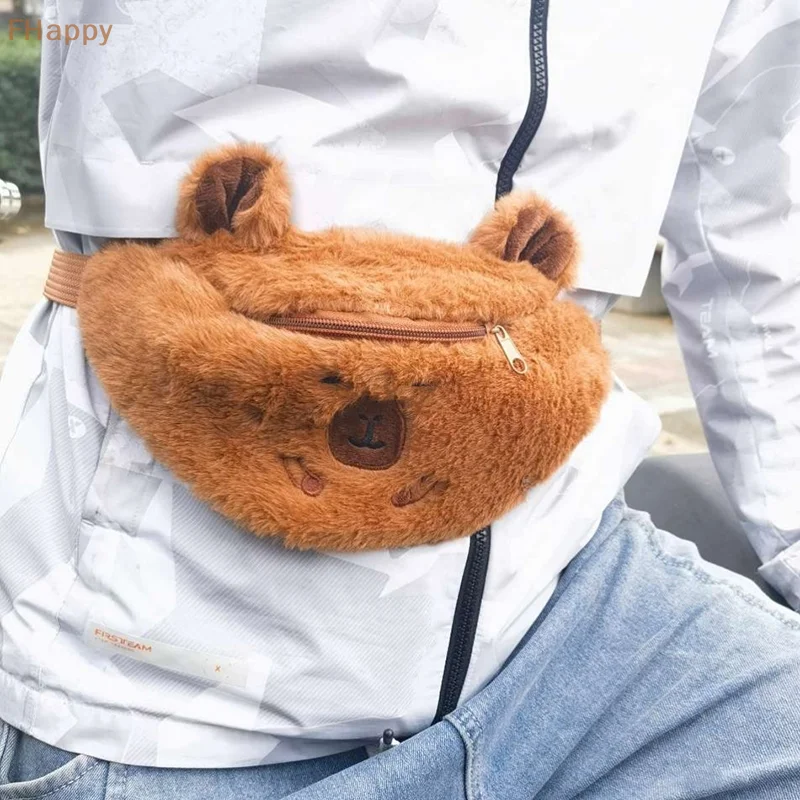 Süße Tiere Capybara Capybara Plüsch Hüfttasche Modetrend Damen Umhängetasche